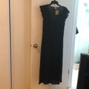 Holly Bracken linen black dress